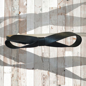 🔺Sold🔺ANN TAYLOR Black Bow Belt SZ XS/S